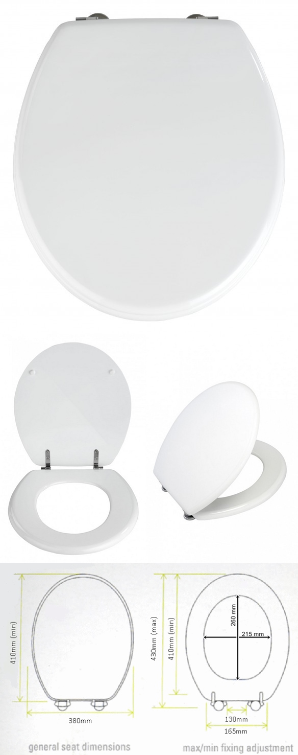 Wenko 152003 WC ülőke, Prima fehér