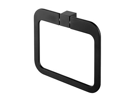 Bisk 02969 Futura black törölközőtartó gyűrű