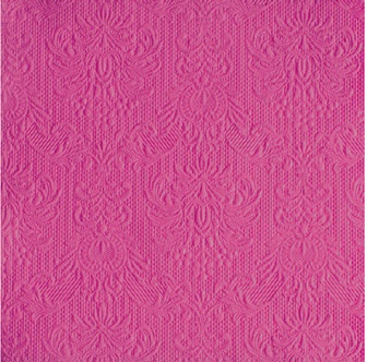 Ambiente 13307033, Elegance Magenta dombornyomott papírszalvéta, 33x33 cm