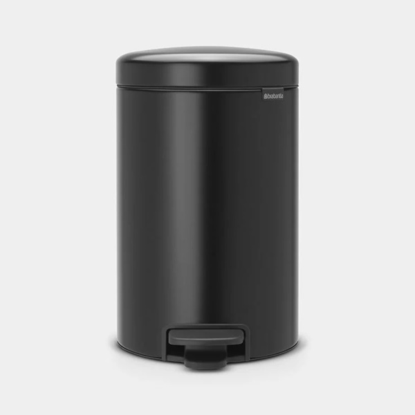 Brabantia 112928 Newlcon pedálos szemetes 5 l, matt fekete