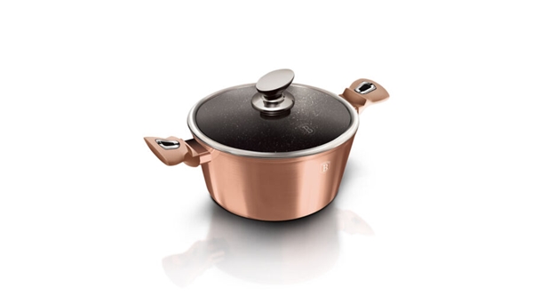 Berlinger Haus BH-6194 Metallic Rosegold Line Lábas , 30 cm