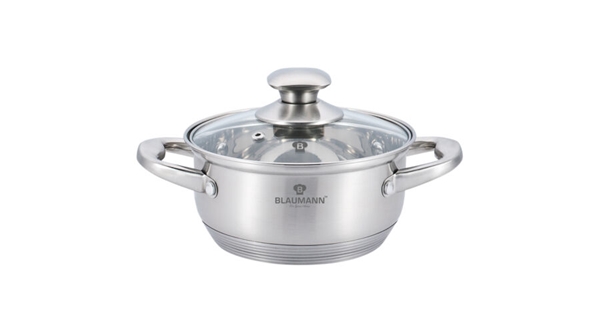 Blaumann BL-3312 Satin Gourmet Line lábas fedővel 28 cm