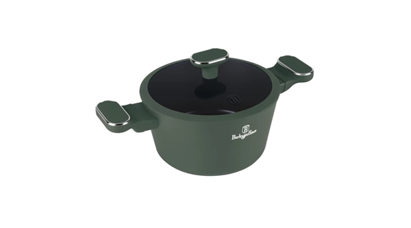 Berlinger Haus BH-8202 Matte Green lábas fedővel 28 cm