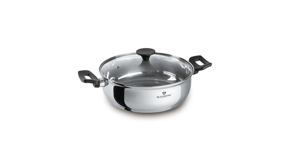 Blaumann BL-3859 Gourmet Line alacsony lábas fedővel 28 cm