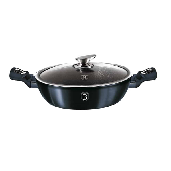 Berlinger Haus BH-6165 Aquamarine alacsony lábas fedővel 24 cm