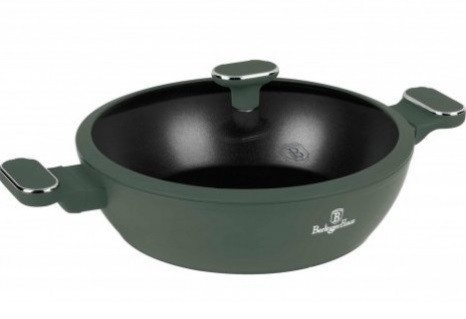 Berlinger Haus BH-8163 Matte Green Collection alacsony lábas fedővel 28 cm